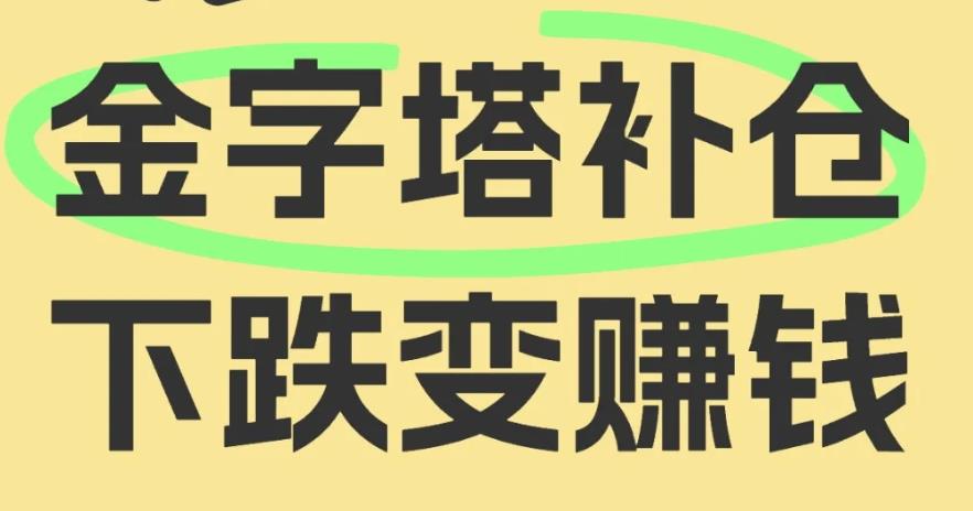 【策略】金字塔补仓法